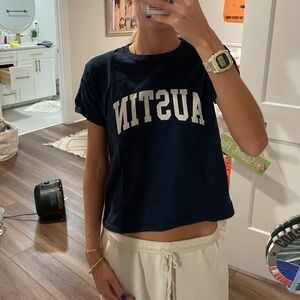 Brandy Melville navy Austin tee